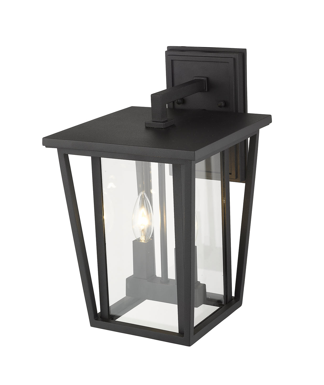 Z-Lite - 571M-BK - Two Light Outdoor Wall Sconce - Seoul - Black