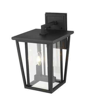 Z-Lite - 571M-BK - Two Light Outdoor Wall Sconce - Seoul - Black