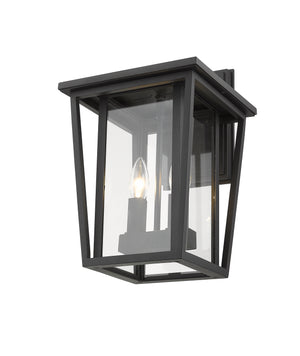 Z-Lite - 571M-BK - Two Light Outdoor Wall Mount - Seoul - Black