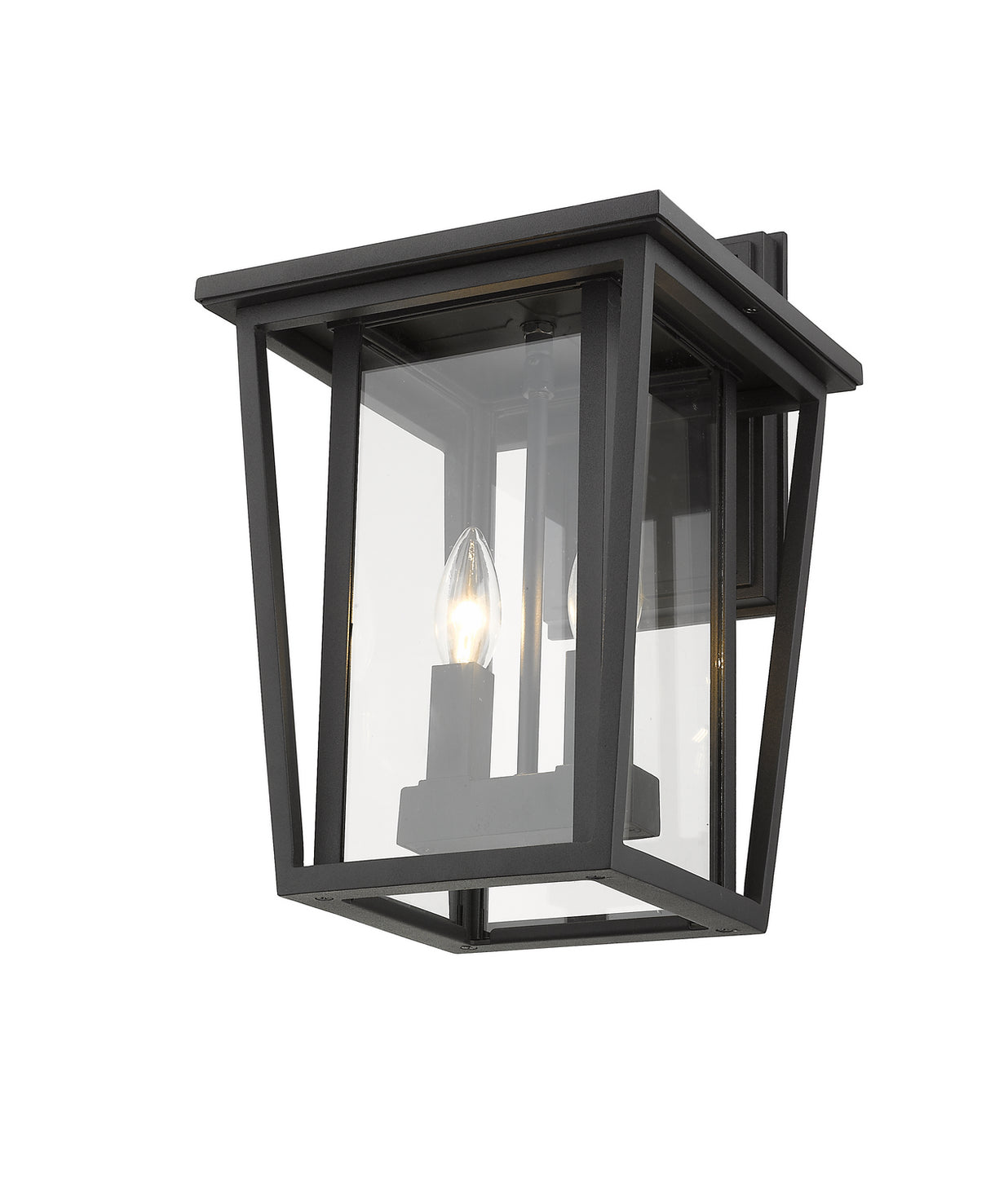Z-Lite - 571M-BK - Two Light Outdoor Wall Sconce - Seoul - Black