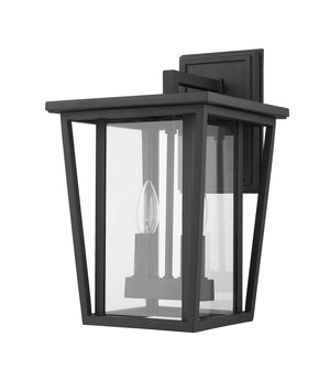 Z-Lite - 571M-BK - Two Light Outdoor Wall Mount - Seoul - Black