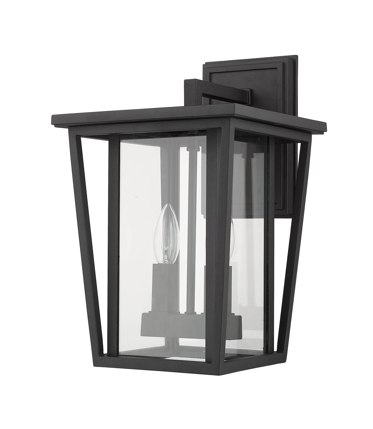 Z-Lite - 571M-BK - Two Light Outdoor Wall Sconce - Seoul - Black