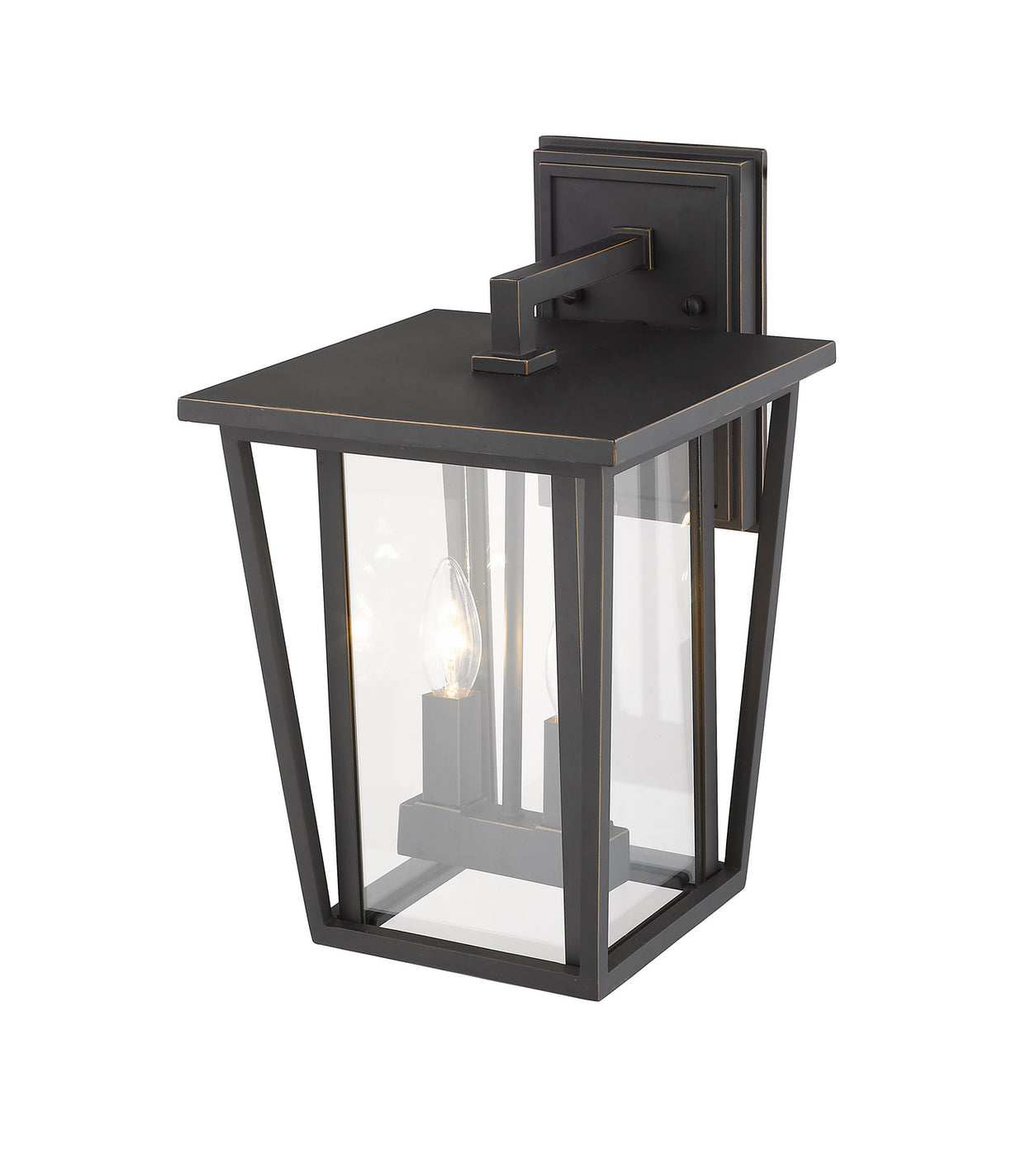 Z-Lite - 571M-ORB - Two Light Outdoor Wall Sconce - Seoul - Oil Rubbed Bronze