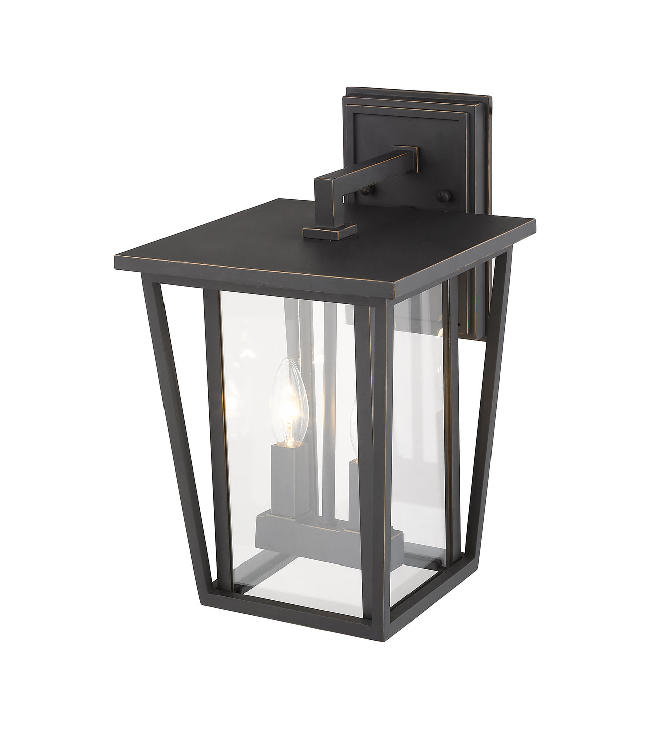 Z-Lite - 571M-ORB - Two Light Outdoor Wall Sconce - Seoul - Oil Rubbed Bronze