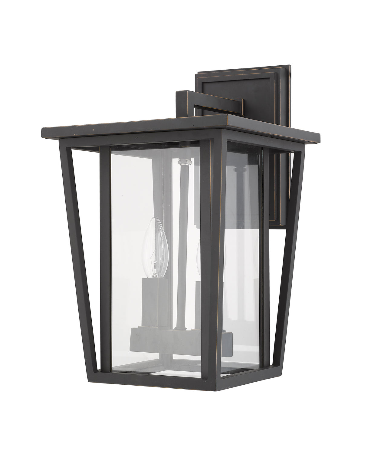 Z-Lite - 571M-ORB - Two Light Outdoor Wall Sconce - Seoul - Oil Rubbed Bronze