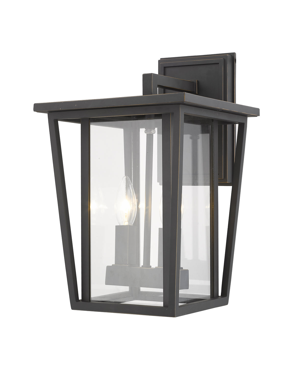 Z-Lite - 571M-ORB - Two Light Outdoor Wall Sconce - Seoul - Oil Rubbed Bronze