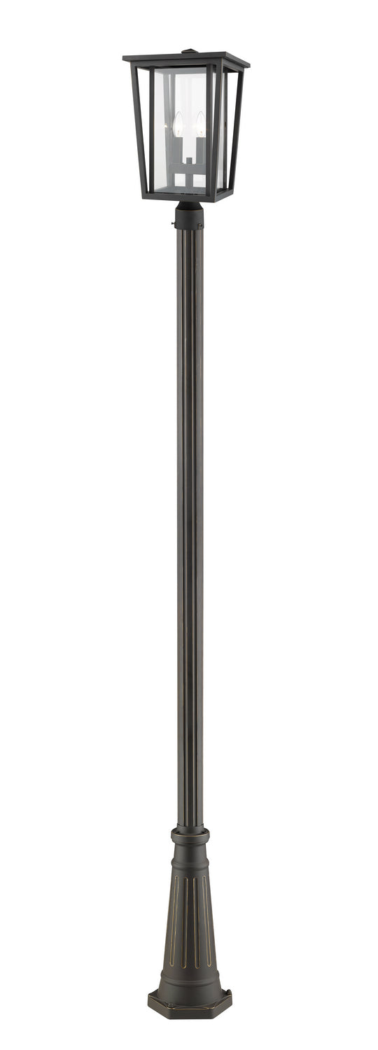 Z-Lite - 571PHBR-519P-ORB - Two Light Outdoor Post Mounted Fixture - Seoul - Oil Rubbed Bronze