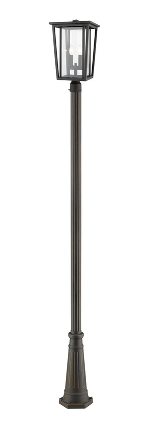 Z-Lite - 571PHBR-519P-ORB - Two Light Outdoor Post Mounted Fixture - Seoul - Oil Rubbed Bronze