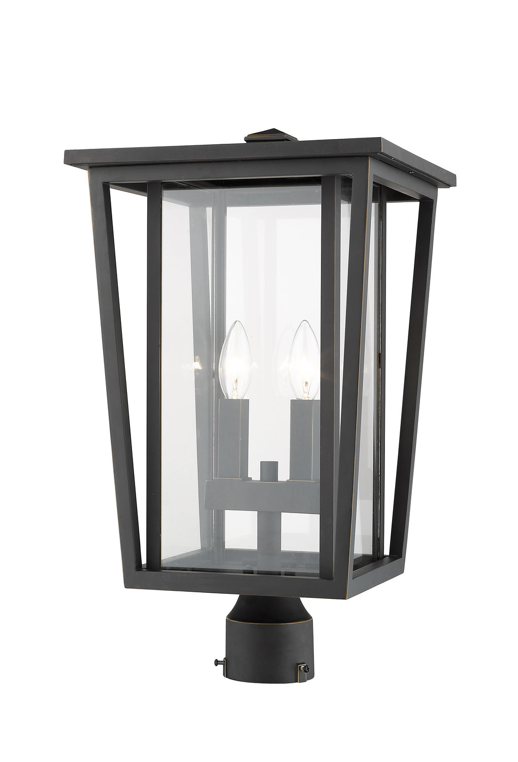 Z-Lite - 571PHBR-ORB - Two Light Outdoor Post Mount Fixture - Seoul - Oil Rubbed Bronze