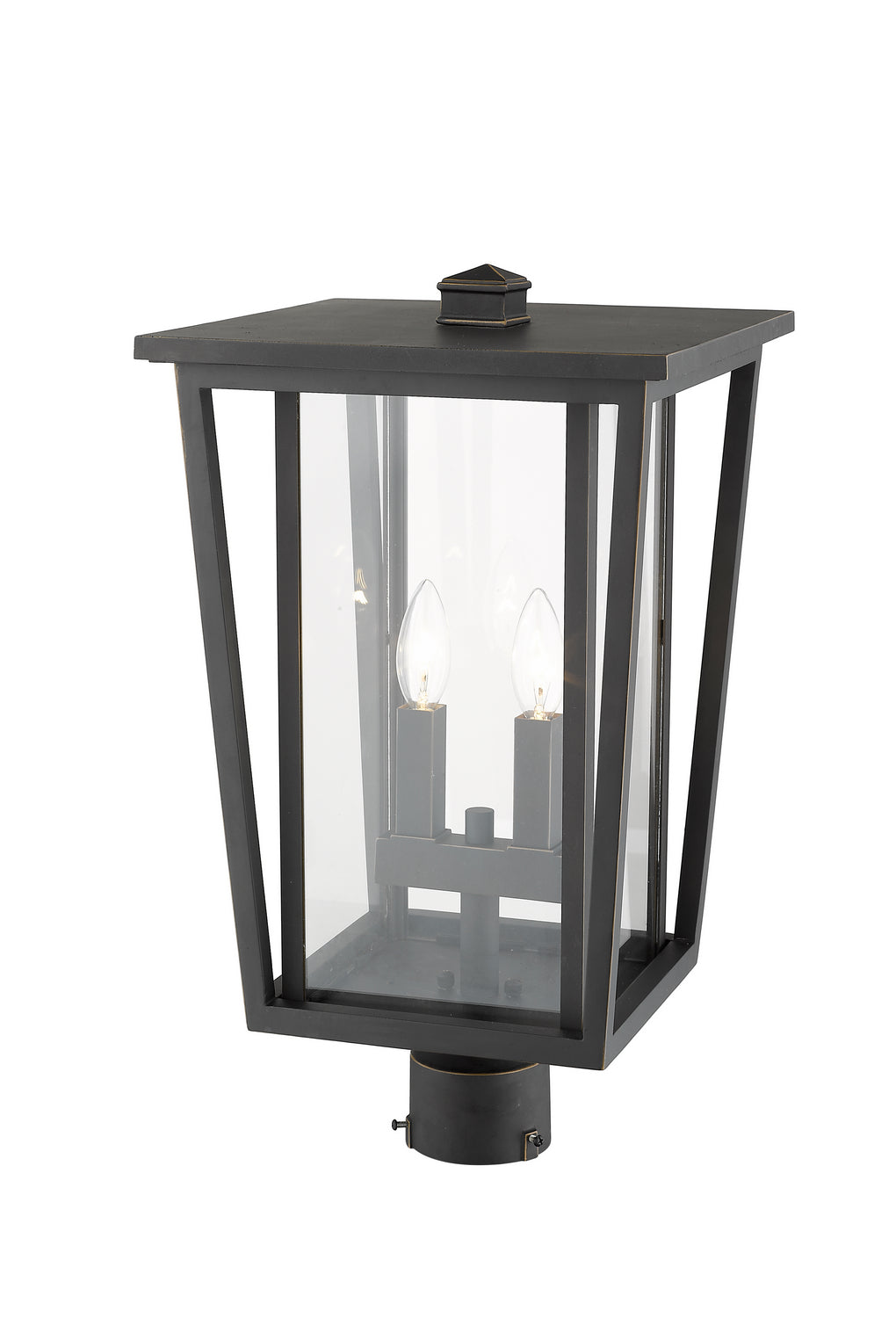 Z-Lite - 571PHBR-ORB - Two Light Outdoor Post Mount Fixture - Seoul - Oil Rubbed Bronze