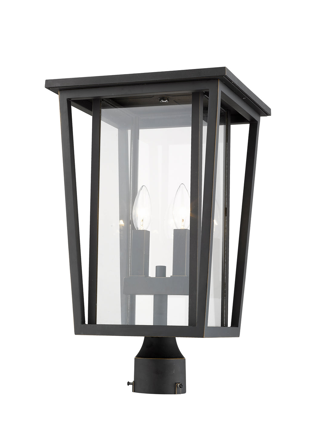 Z-Lite - 571PHBR-ORB - Two Light Outdoor Post Mount Fixture - Seoul - Oil Rubbed Bronze