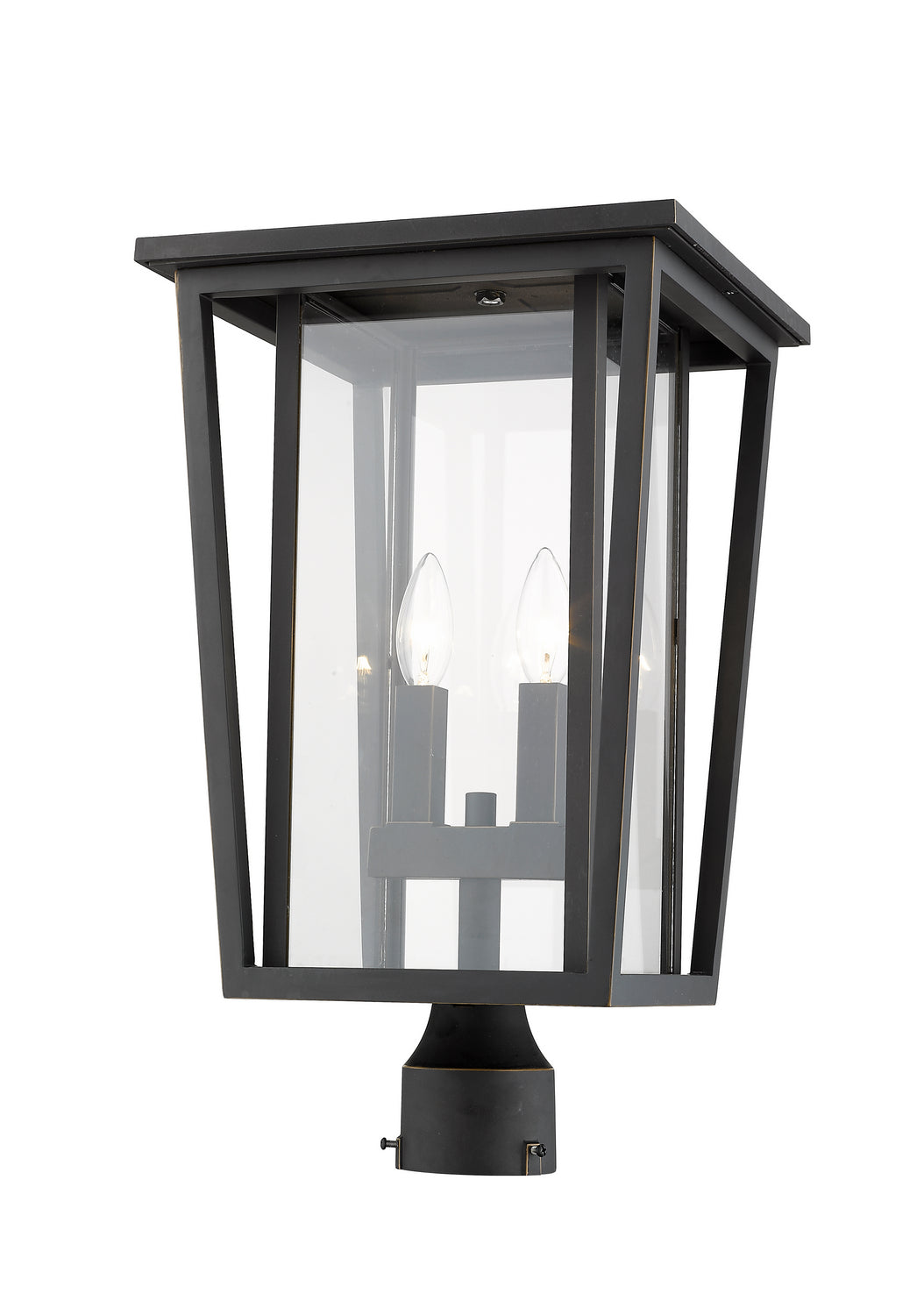 Z-Lite - 571PHBR-ORB - Two Light Outdoor Post Mount Fixture - Seoul - Oil Rubbed Bronze