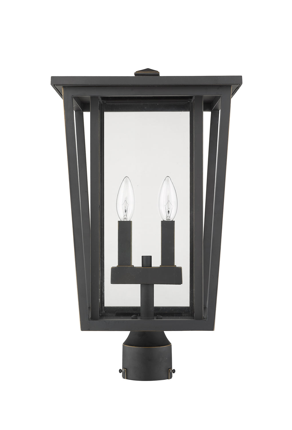 Z-Lite - 571PHBR-ORB - Two Light Outdoor Post Mount Fixture - Seoul - Oil Rubbed Bronze