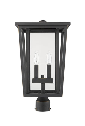 Z-Lite - 571PHBR-ORB - Two Light Outdoor Post Mount Fixture - Seoul - Oil Rubbed Bronze