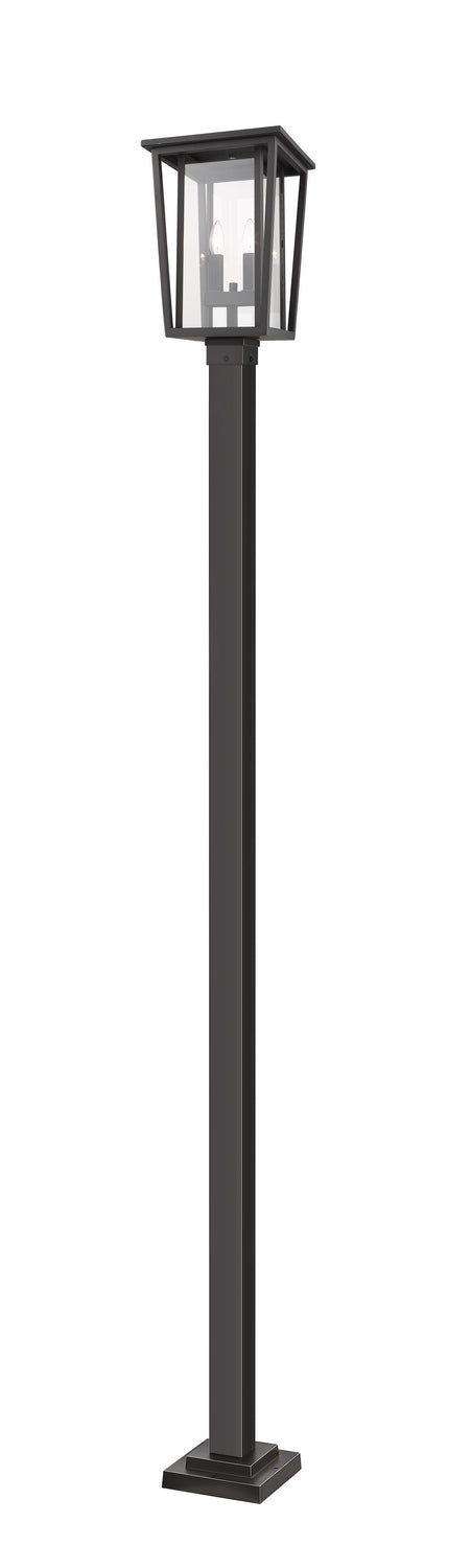 Z-Lite - 571PHBS-536P-ORB - Two Light Outdoor Post Mounted Fixture - Seoul - Oil Rubbed Bronze