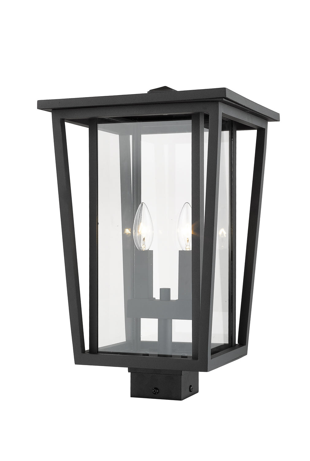 Z-Lite - 571PHBS-BK - Two Light Outdoor Post Mount Fixture - Seoul - Black