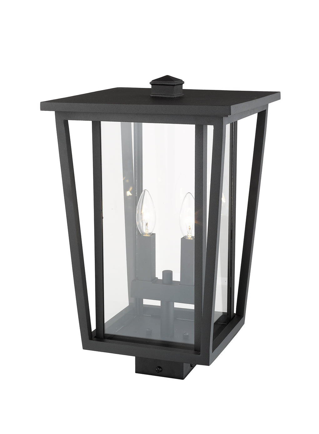 Z-Lite - 571PHBS-BK - Two Light Outdoor Post Mount Fixture - Seoul - Black