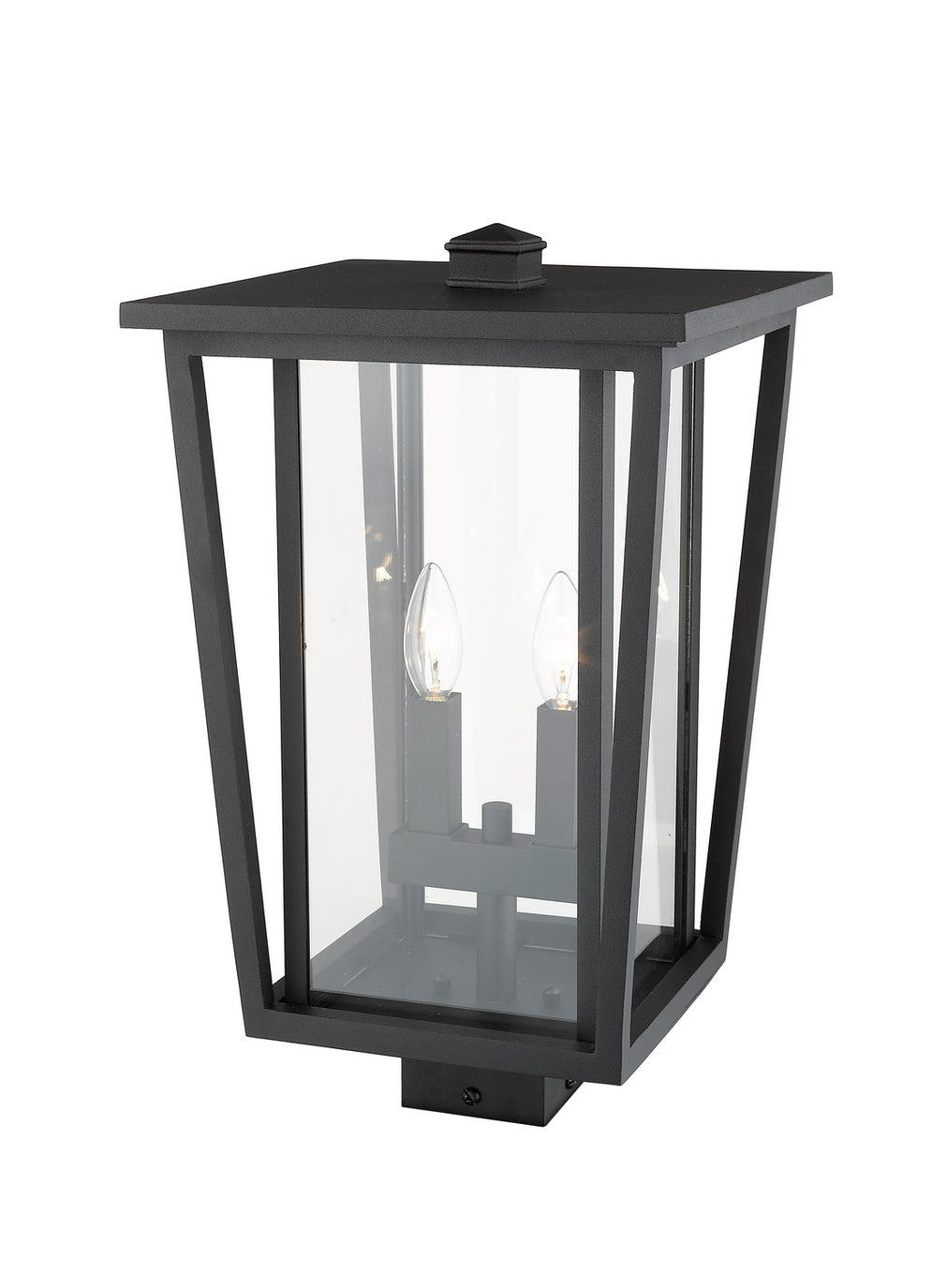 Z-Lite - 571PHBS-BK - Two Light Outdoor Post Mount Fixture - Seoul - Black