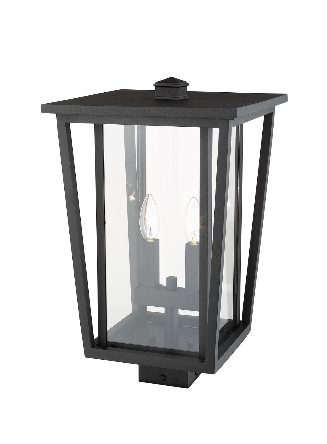 Z-Lite - 571PHBS-BK - Two Light Outdoor Post Mount Fixture - Seoul - Black
