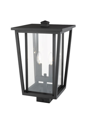 Z-Lite - 571PHBS-BK - Two Light Outdoor Post Mount Fixture - Seoul - Black