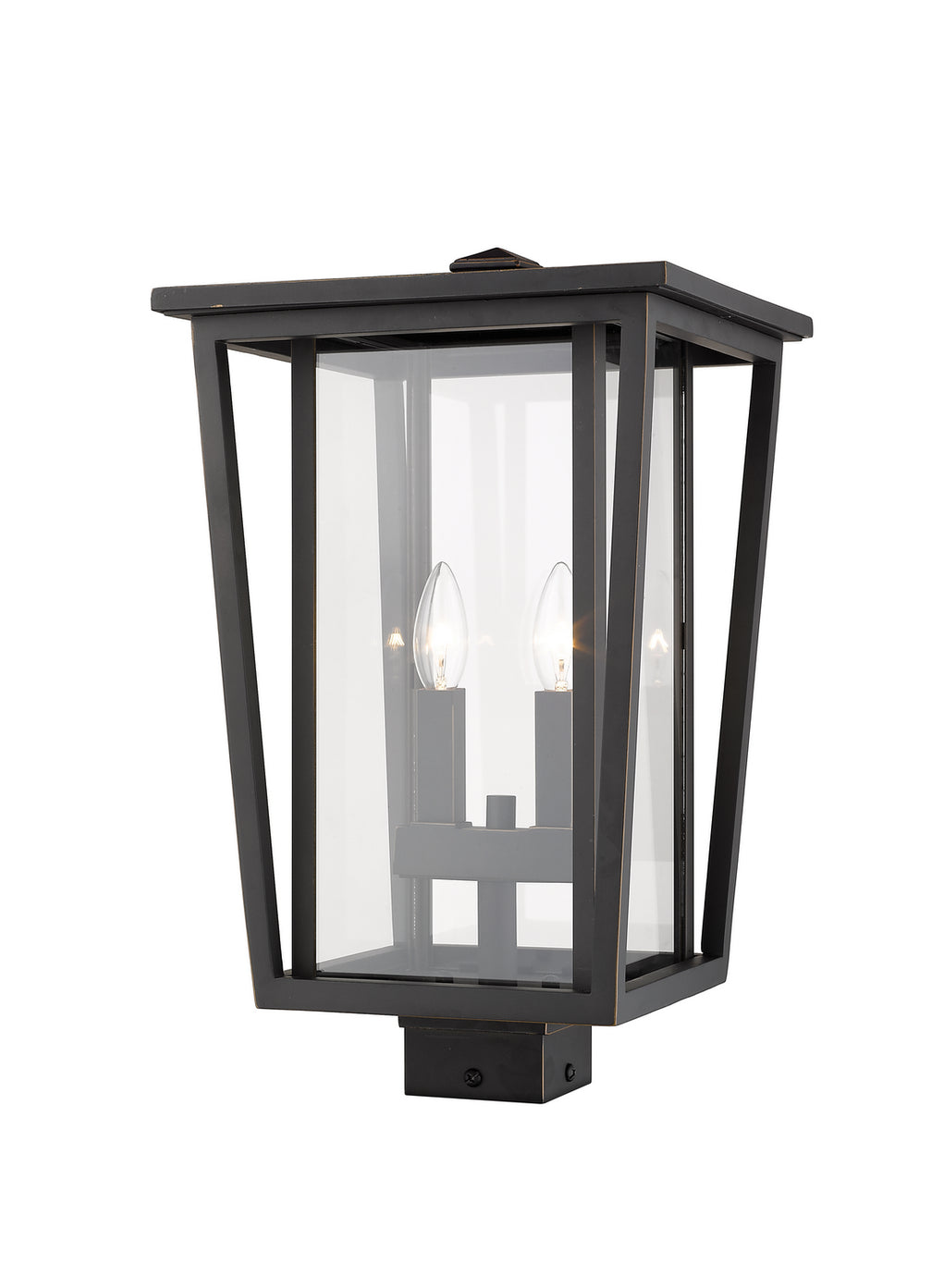 Z-Lite - 571PHBS-ORB - Two Light Outdoor Post Mount Fixture - Seoul - Oil Rubbed Bronze