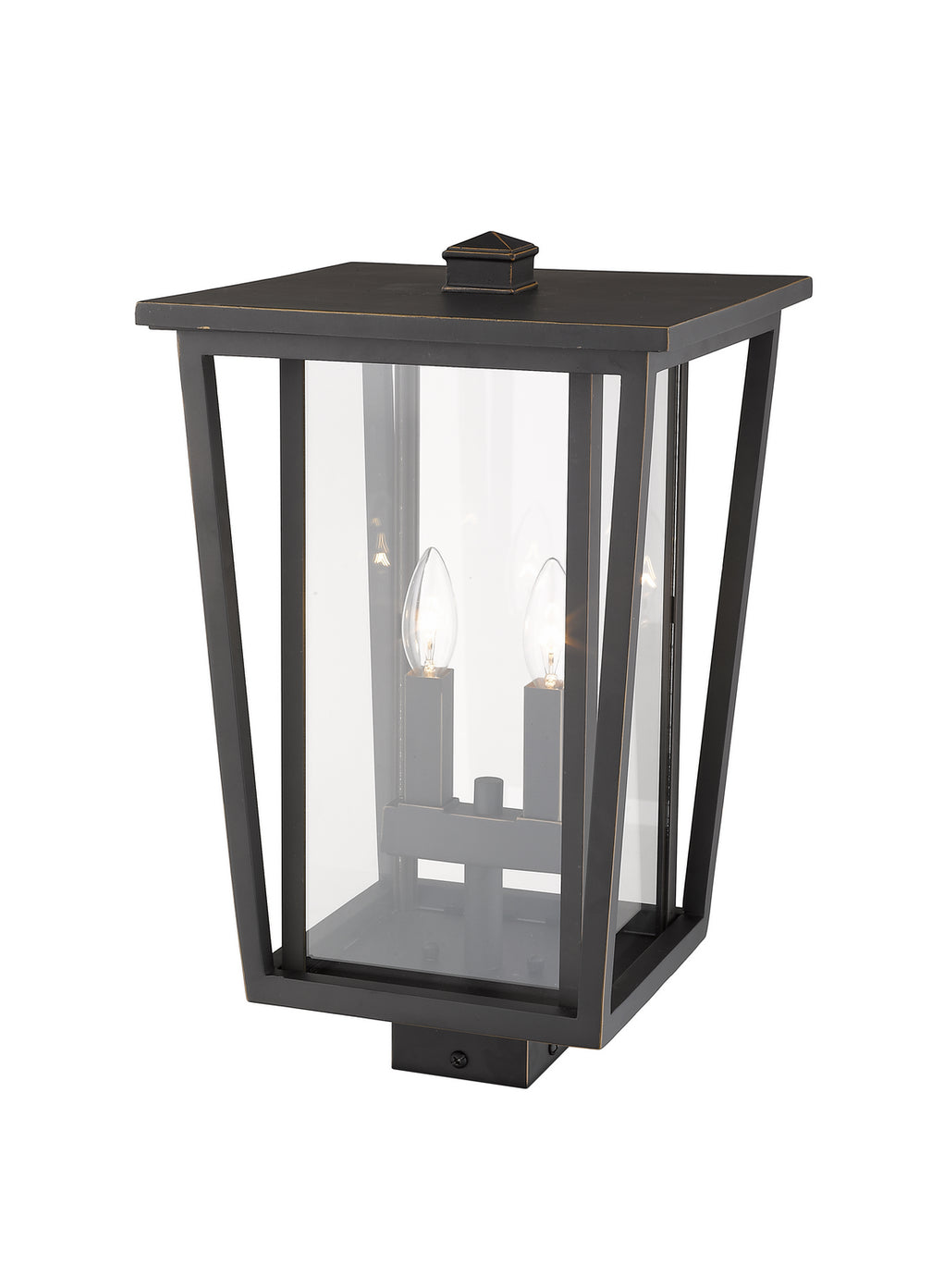 Z-Lite - 571PHBS-ORB - Two Light Outdoor Post Mount Fixture - Seoul - Oil Rubbed Bronze