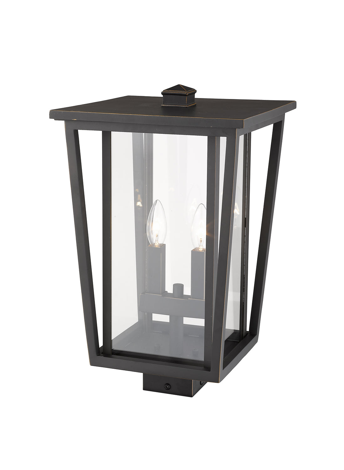 Z-Lite - 571PHBS-ORB - Two Light Outdoor Post Mount Fixture - Seoul - Oil Rubbed Bronze