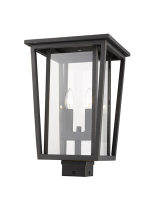 Z-Lite - 571PHBS-ORB - Two Light Outdoor Post Mount Fixture - Seoul - Oil Rubbed Bronze