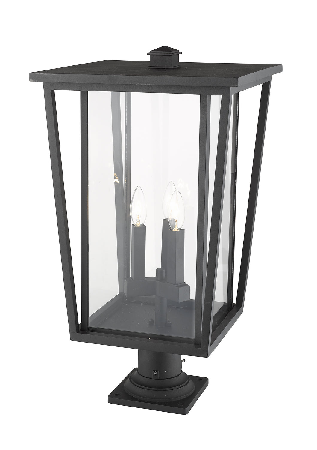 Z-Lite - 571PHXLR-533PM-BK - Three Light Outdoor Pier Mounted Fixture - Seoul - Black