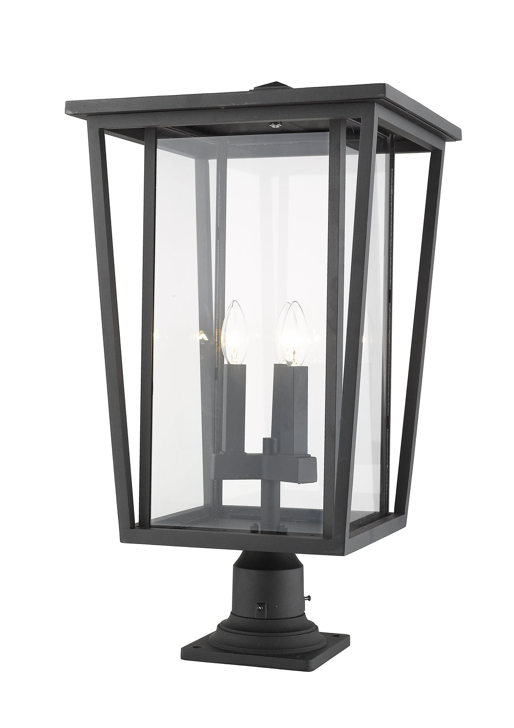 Z-Lite - 571PHXLR-533PM-BK - Three Light Outdoor Pier Mounted Fixture - Seoul - Black