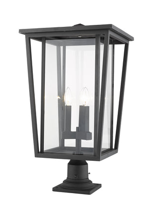 Z-Lite - 571PHXLR-533PM-BK - Three Light Outdoor Pier Mounted Fixture - Seoul - Black