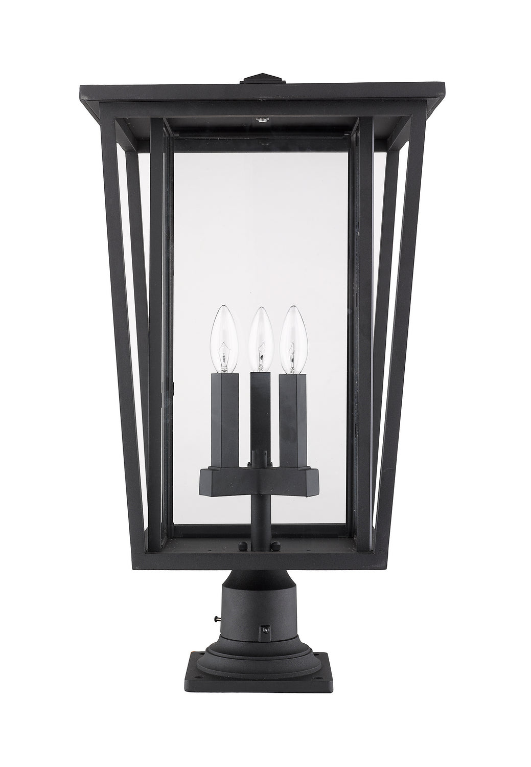 Z-Lite - 571PHXLR-533PM-BK - Three Light Outdoor Pier Mounted Fixture - Seoul - Black