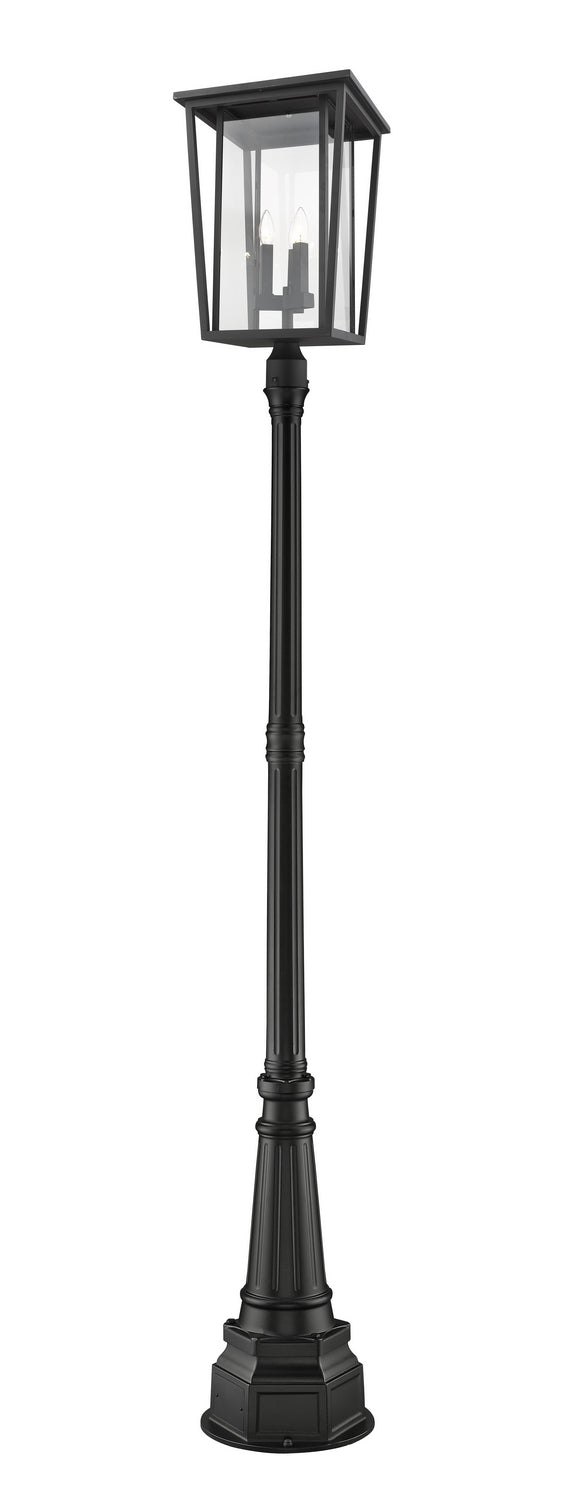 Z-Lite - 571PHXLR-564P-BK - Three Light Outdoor Post Mounted Fixture - Seoul - Black