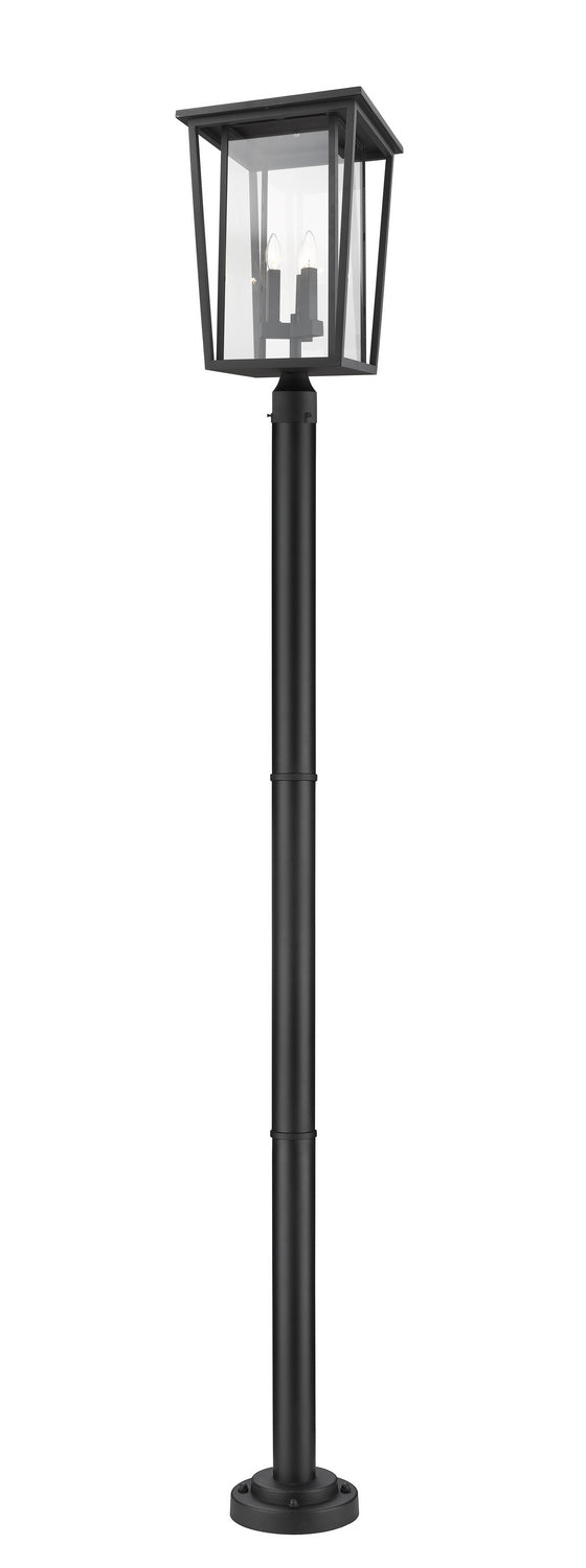 Z-Lite - 571PHXLR-567P-BK - Three Light Outdoor Post Mounted Fixture - Seoul - Black