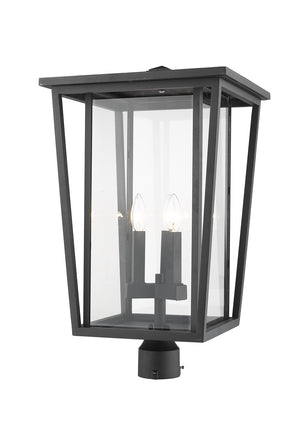 Z-Lite - 571PHXLR-BK - Three Light Outdoor Post Mount Fixture - Seoul - Black