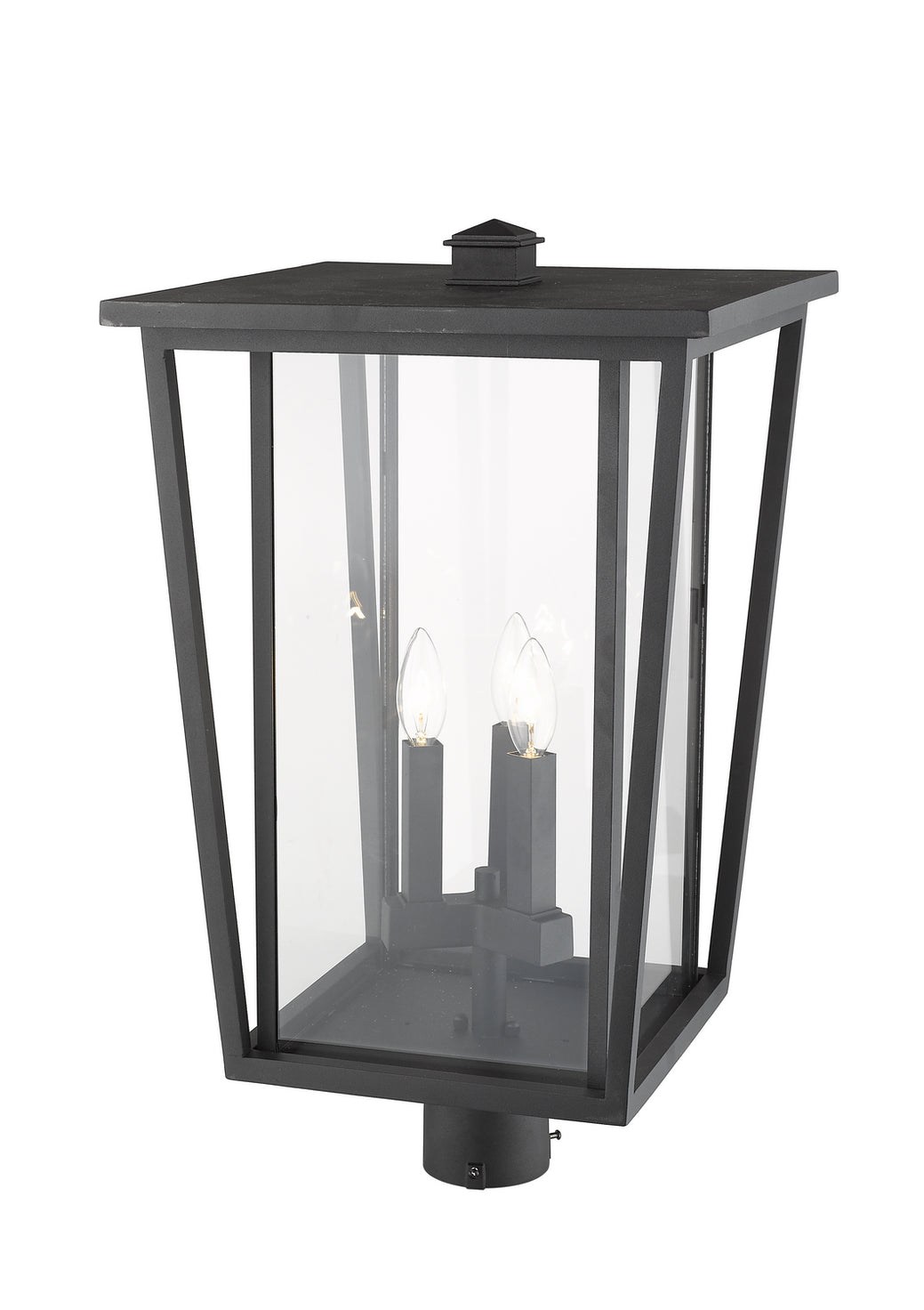 Z-Lite - 571PHXLR-BK - Three Light Outdoor Post Mount Fixture - Seoul - Black