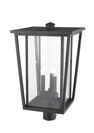 Z-Lite - 571PHXLR-BK - Three Light Outdoor Post Mount Fixture - Seoul - Black