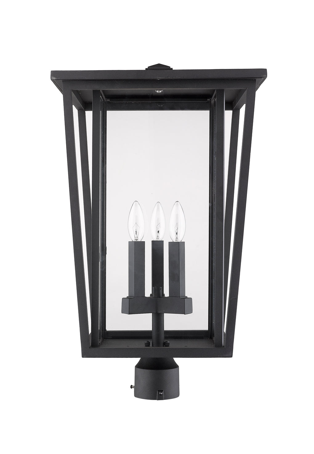Z-Lite - 571PHXLR-BK - Three Light Outdoor Post Mount Fixture - Seoul - Black