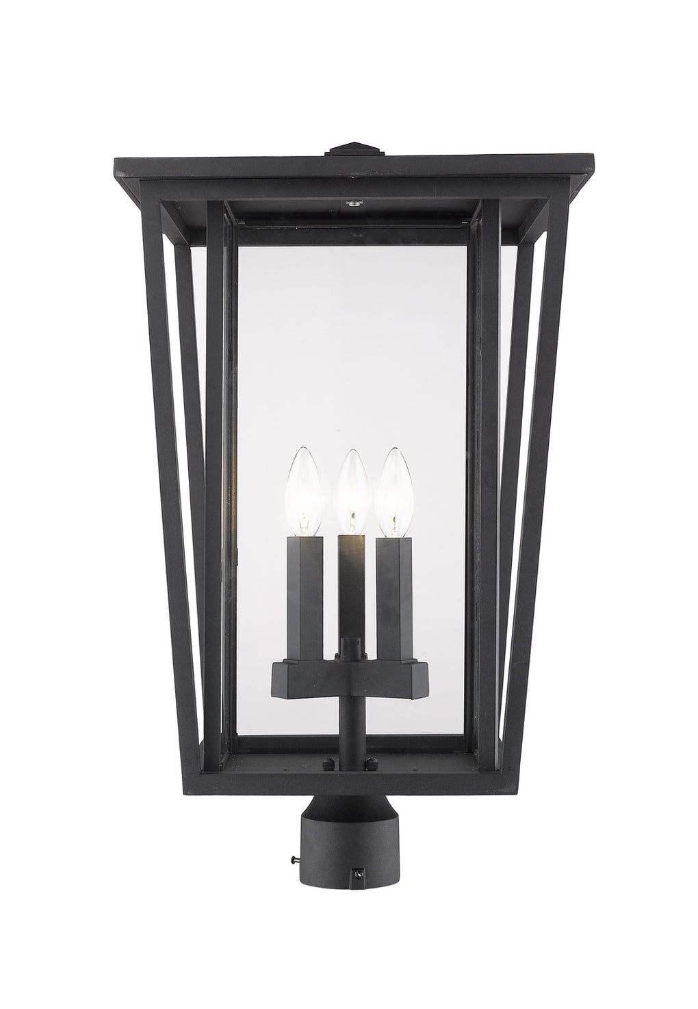 Z-Lite - 571PHXLR-BK - Three Light Outdoor Post Mount Fixture - Seoul - Black