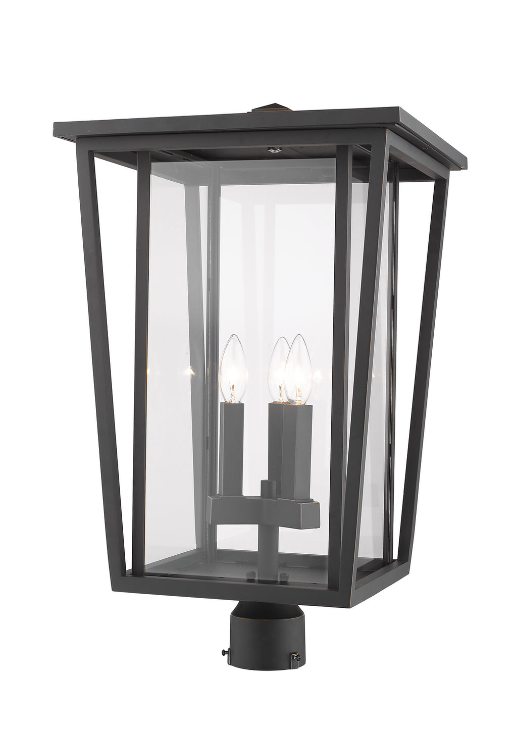 Z-Lite - 571PHXLR-ORB - Three Light Outdoor Post Mount Fixture - Seoul - Oil Rubbed Bronze