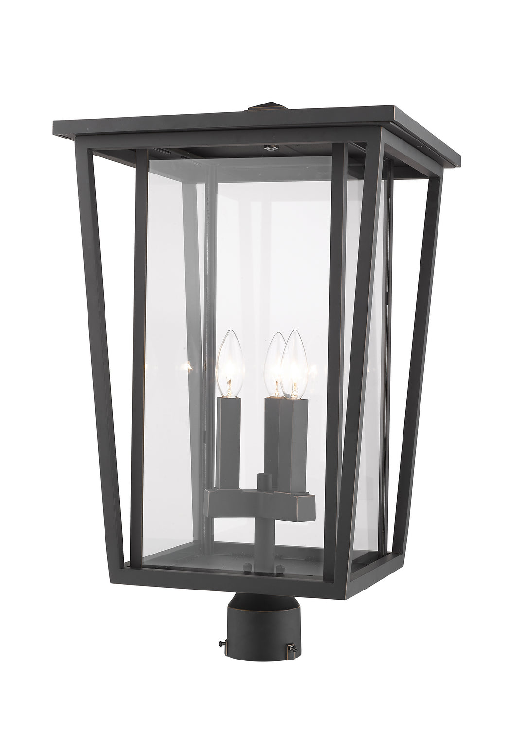 Z-Lite - 571PHXLR-ORB - Three Light Outdoor Post Mount Fixture - Seoul - Oil Rubbed Bronze