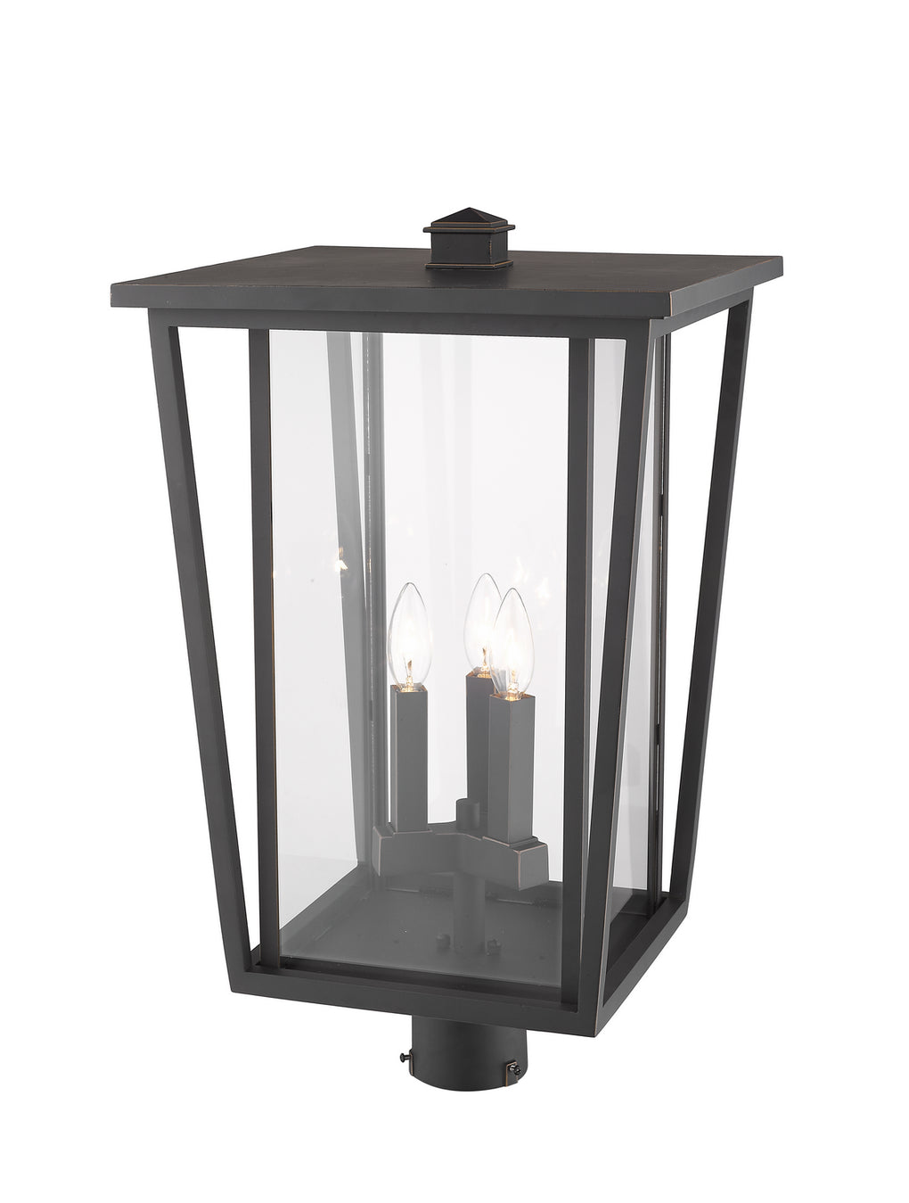 Z-Lite - 571PHXLR-ORB - Three Light Outdoor Post Mount Fixture - Seoul - Oil Rubbed Bronze