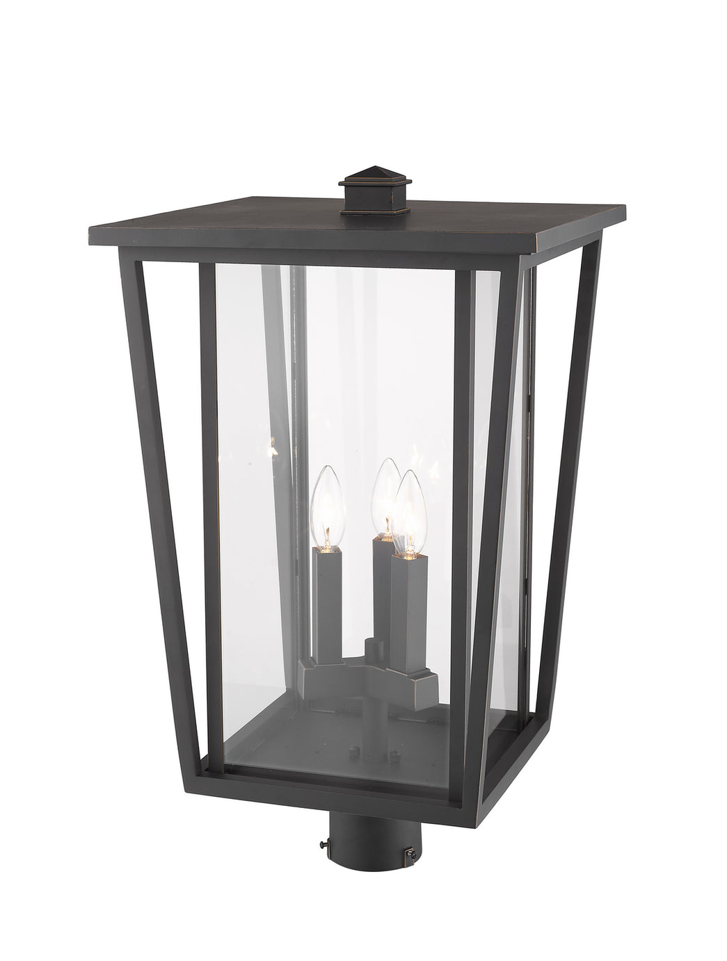 Z-Lite - 571PHXLR-ORB - Three Light Outdoor Post Mount Fixture - Seoul - Oil Rubbed Bronze
