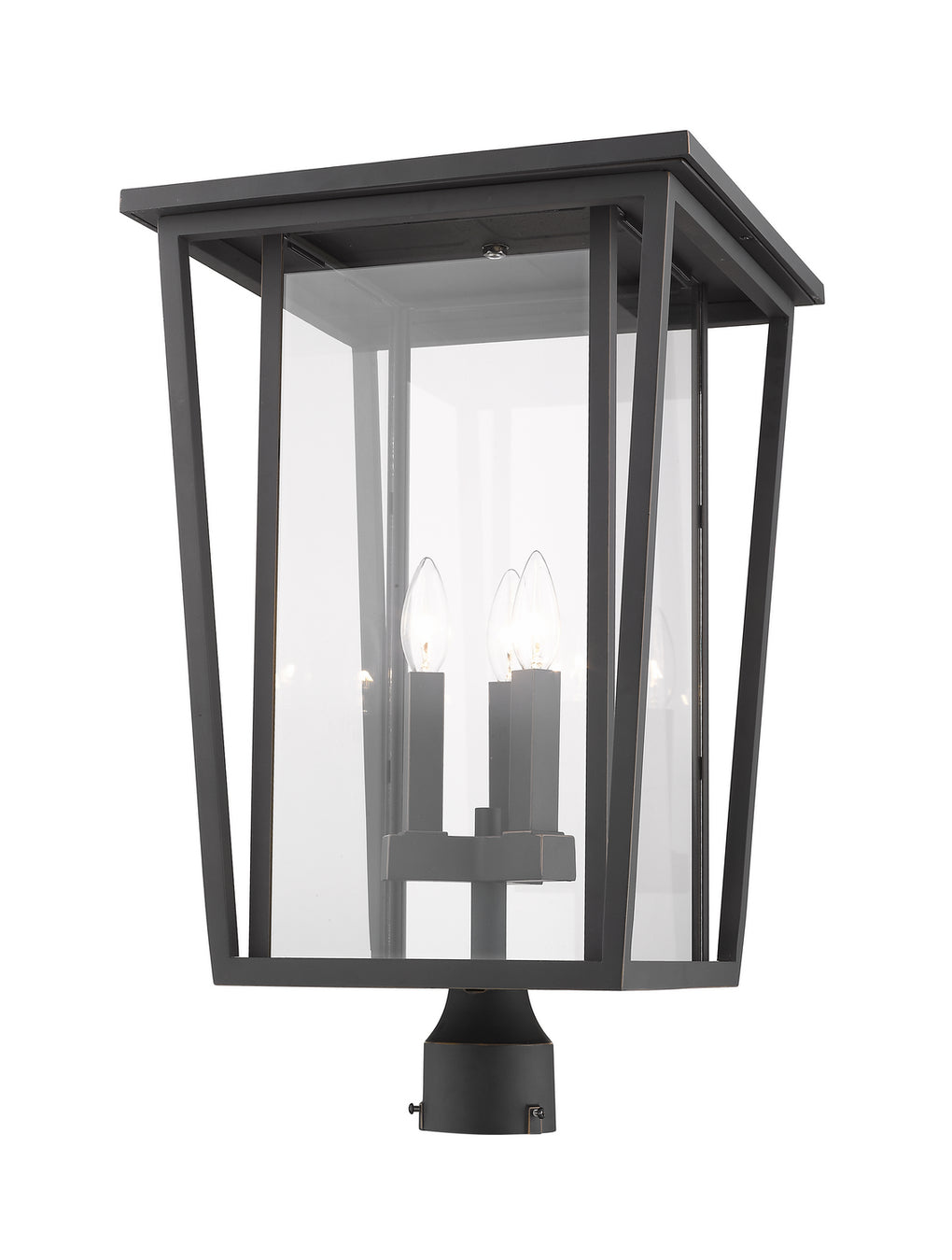 Z-Lite - 571PHXLR-ORB - Three Light Outdoor Post Mount Fixture - Seoul - Oil Rubbed Bronze