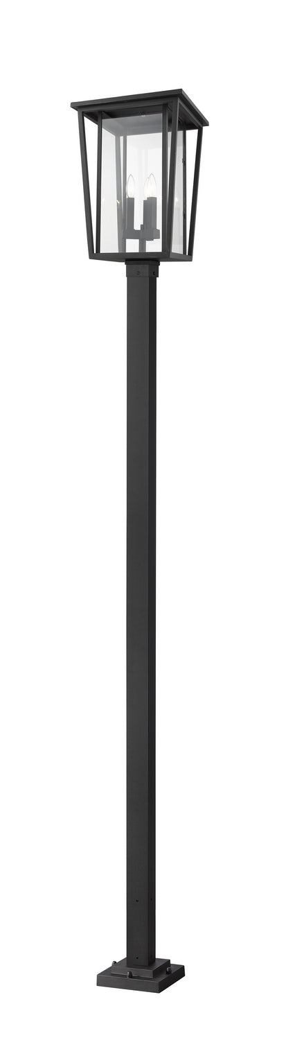 Z-Lite - 571PHXLS-536P-BK - Three Light Outdoor Post Mounted Fixture - Seoul - Black