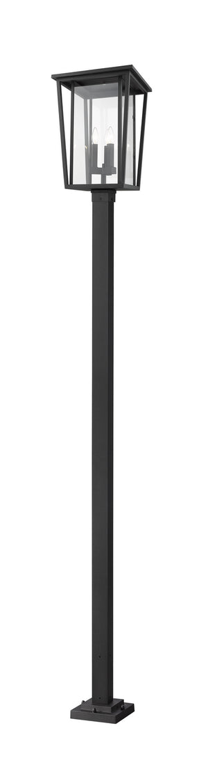 Z-Lite - 571PHXLS-536P-BK - Three Light Outdoor Post Mounted Fixture - Seoul - Black