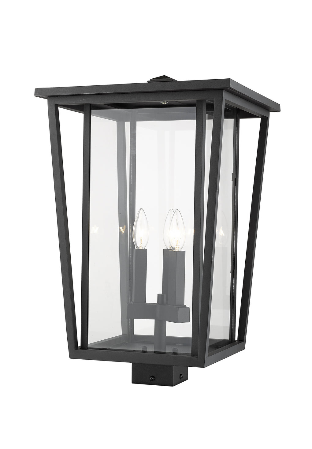 Z-Lite - 571PHXLS-BK - Three Light Outdoor Post Mount Fixture - Seoul - Black