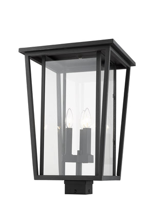 Z-Lite - 571PHXLS-BK - Three Light Outdoor Post Mount Fixture - Seoul - Black