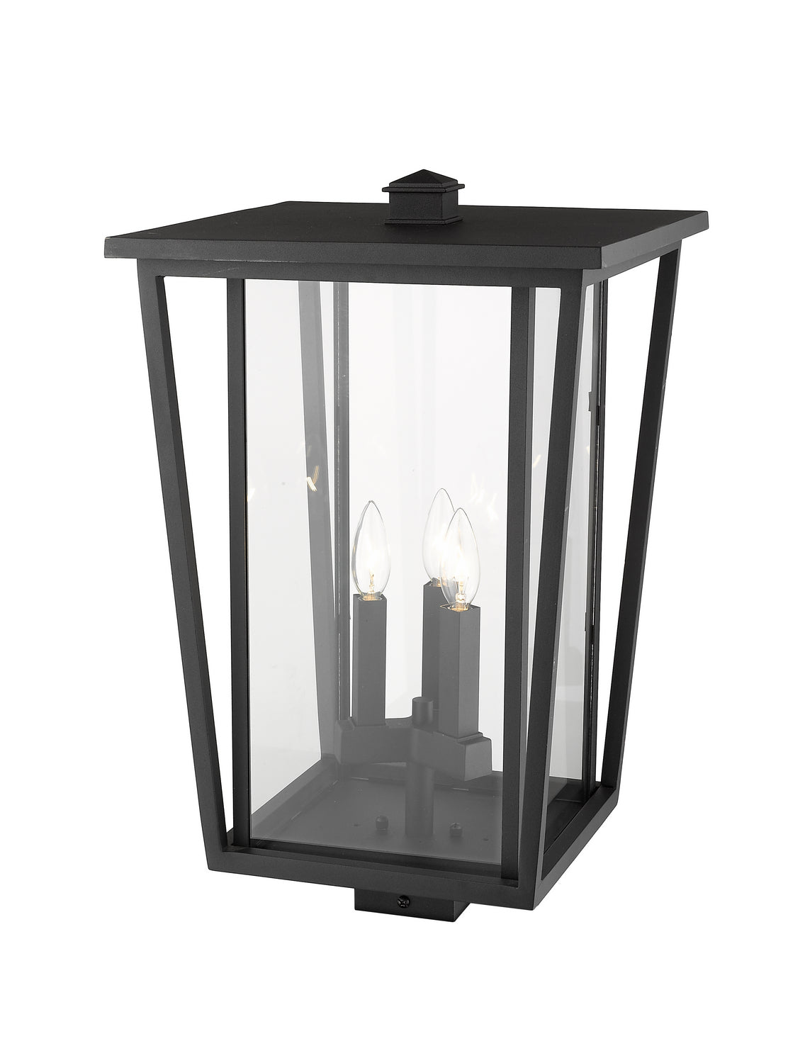 Z-Lite - 571PHXLS-BK - Three Light Outdoor Post Mount Fixture - Seoul - Black
