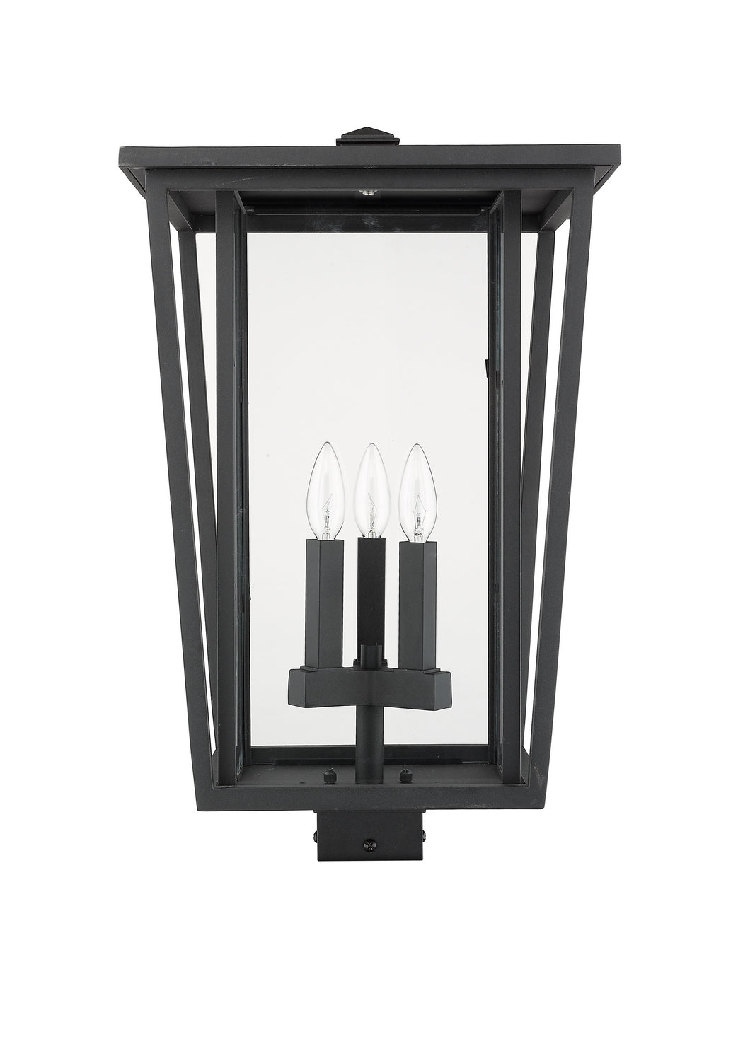 Z-Lite - 571PHXLS-BK - Three Light Outdoor Post Mount - Seoul - Black